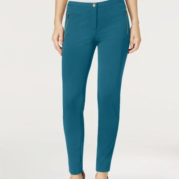 Calvin Klein Petite Scuba Crepe Modern-Fit Pants Size 8p - Picture 3 of 4